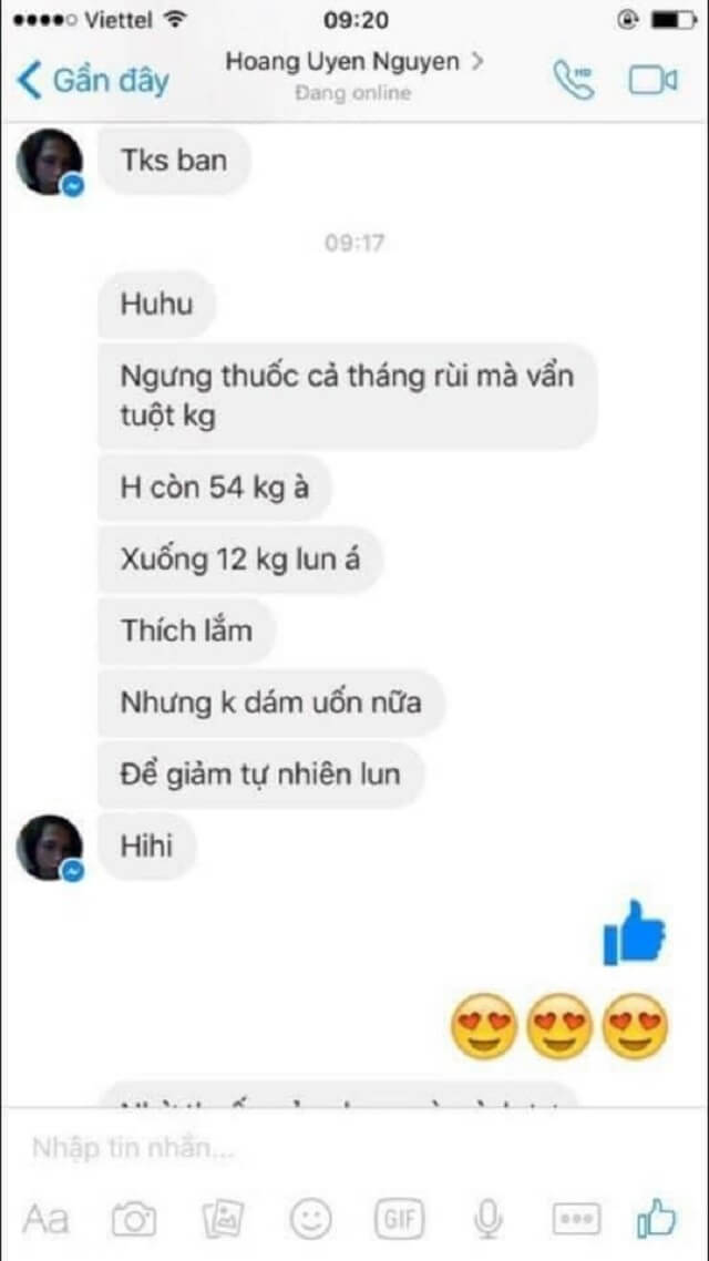 Review Thuoc Giam Can Lishou 5
